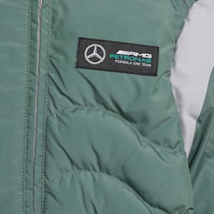 Mercedes-AMG PETRONAS MT7 Ecolit Youth Padded Jacket, Eucalyptus, extralarge-IND
