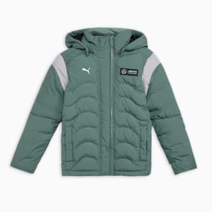 Mercedes-AMG PETRONAS MT7 Ecolit Youth Padded Jacket, Eucalyptus, extralarge-IND