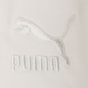 ユニセックス NEKO SAN フェイス 刺繍 半袖 Tシャツ, Puma White, extralarge-JPN