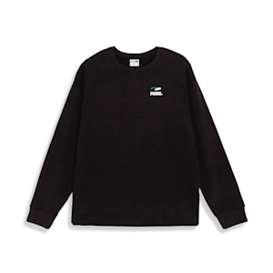 メンズ スケートボード Tシャツ CO 長袖, PUMA Black, extralarge-JPN