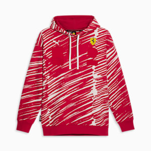 SCUDERIA FERRARI x JOSHUA VIDES Men's Hoodie, Rosso Corsa, extralarge