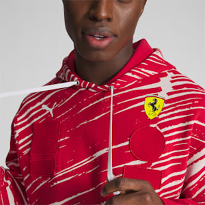 SCUDERIA FERRARI x JOSHUA VIDES Men's Hoodie, Rosso Corsa, extralarge