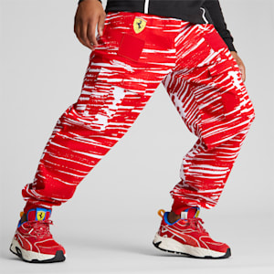 Pantalón de carrera SCUDERIA FERRARI x JOSHUA VIDES para hombre, Rosso Corsa, extralarge