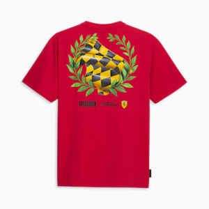 Camiseta SCUDERIA FERRARI x JOSHUA VIDES para hombre, Rosso Corsa, extralarge