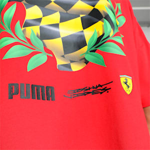 Scuderia Ferrari x Joshua Vides Men's T-shirt, Rosso Corsa, extralarge-IND