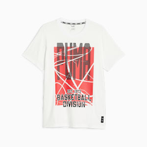 Blueprint Men's Basketball Tee, PUMA White, extralarge