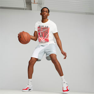 Blueprint Men's Basketball Tee, PUMA White, extralarge