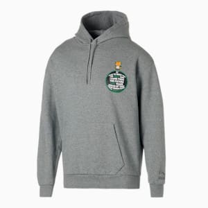 ユニセックス NEKO SAN ポリゴン フーディー, Medium Gray Heather