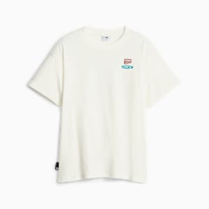 Camiseta estampada DOWNTOWN para jóvenes, Warm White, extralarge