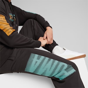 SWxP Relaxed Fit Mens Sweat Pants, Puma Black