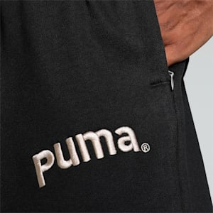 PUMA Team Men's Relaxed Fit Sweat Pants, Puma Black, extralarge-IND