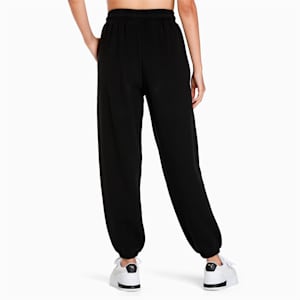 Infuse Women's Relaxed Fit Sweat Pants, Puma Black, extralarge-IND
