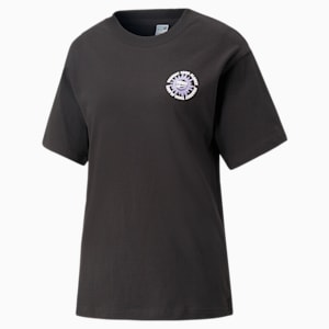 DOWNTOWN Relaxed Graphic  Relaxed Fit Womens T-Shirt, PUMA Black