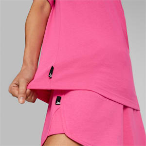 DOWNTOWN Relaxed Graphic  Relaxed Fit Womens T-Shirt, Glowing Pink
