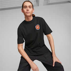 DOWNTOWN Graphic Men's Relaxed Fit T-Shirt, PUMA Black, extralarge-IND