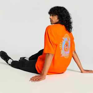 DOWNTOWN Graphic Men's T-Shirt, Cayenne Pepper