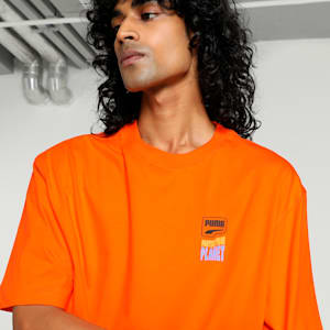 DOWNTOWN Graphic Men's T-Shirt, Cayenne Pepper