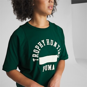 Playera de básquetbol para mujer PUMA x TROPHY HUNTING, Malachite, extralarge