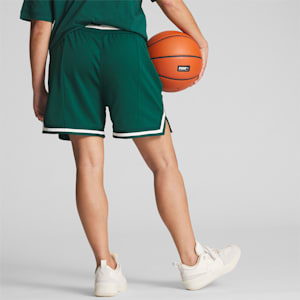 Shorts de básquetbol para mujer PUMA x TROPHY HUNTING, Malachite, extralarge
