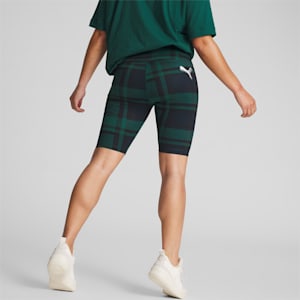 Shorts biker de básquetbol para mujer PUMA x TROPHY HUNTING, Malachite-AOP, extralarge