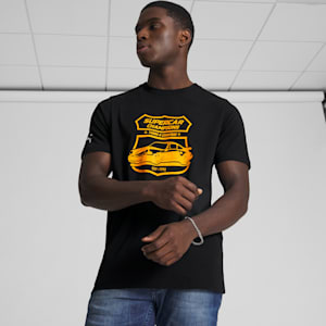 Playera Porsche Legacy Garage Crews Las Vegas para hombre, PUMA Black, extralarge