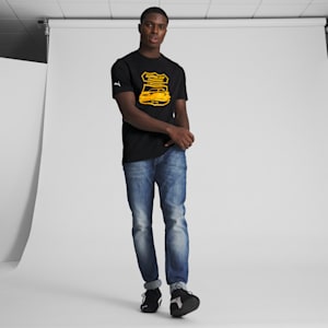 Playera Porsche Legacy Garage Crews Las Vegas para hombre, PUMA Black, extralarge