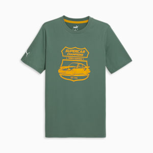 Playera Porsche Legacy Garage Crews Las Vegas para hombre, Eucalyptus, extralarge