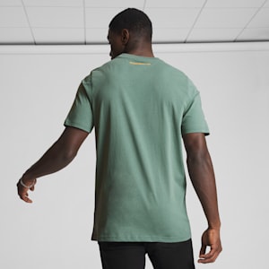 Playera Porsche Legacy Garage Crews Las Vegas para hombre, Eucalyptus, extralarge