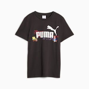 キッズ PUMA x スポンジ・ボブ Tシャツ 120cm-160cm, PUMA Black, extralarge-JPN