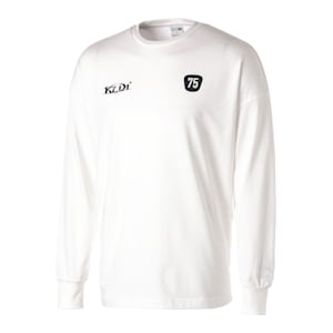 ユニセックス K7D1+ 長袖 Tシャツ, PUMA White