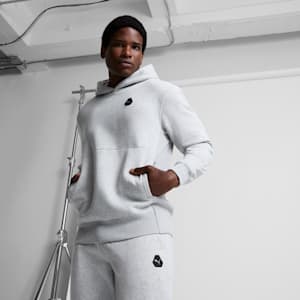 RUDAGON Men's Hoodie, Light Gray Heather, extralarge