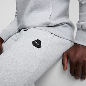 RUDAGON Men's Sweatpants, Light Gray Heather, extralarge