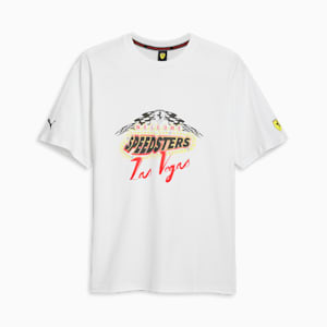 Playera Scuderia Ferrari Race Garage Crews Las Vegas para hombre, PUMA White, extralarge