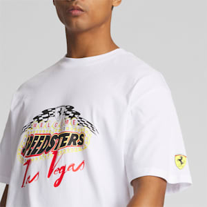 Playera Scuderia Ferrari Race Garage Crews Las Vegas para hombre, PUMA White, extralarge