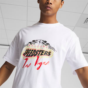 Playera Scuderia Ferrari Race Garage Crews Las Vegas para hombre, PUMA White, extralarge