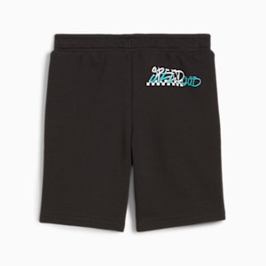 Shorts para niños Mercedes AMG Petronas Motorsport, PUMA Black, extralarge