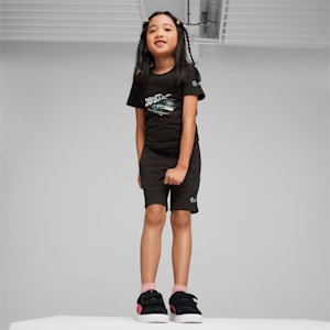Mercedes-AMG Petronas Motorsport Little Kids' Shorts, PUMA Black, extralarge