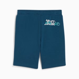 Mercedes-AMG Petronas Motorsport Kids' Shorts, Ocean Tropic, extralarge-IND