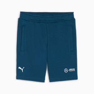 Mercedes-AMG Petronas Motorsport Kids' Shorts, Ocean Tropic, extralarge-IND