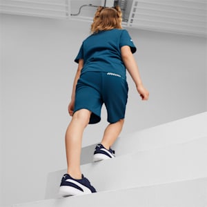 Mercedes-AMG Petronas Motorsport Kids' Shorts, Ocean Tropic, extralarge-IND