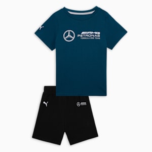 Mercedes-AMG Petronas Motorsport Logo Toddlers' Set, Ocean Tropic, extralarge-IND