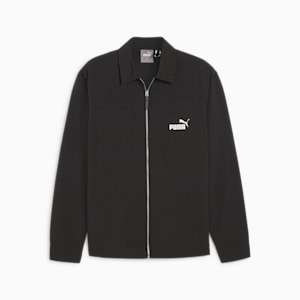 Men's Shirt Jacket, PUMA Black, extralarge