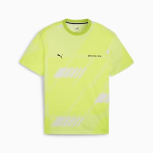 メンズ メルセデス AMG ステートメント AOP 半袖 Tシャツ, Electric Lime, extralarge-JPN