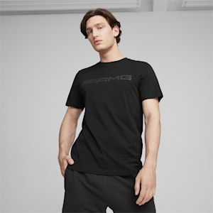 メンズ メルセデス AMG ロゴ 半袖 Tシャツ, PUMA Black, extralarge-JPN