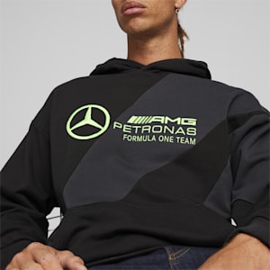 Sudadera con capucha para hombre Mercedes-AMG Petronas Motorsport Statement, PUMA Black, extralarge