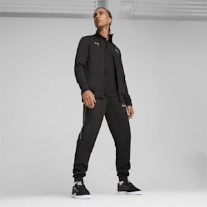 Mercedes-AMG Petronas Motorsport Men's Cloudspun Slim Fit Jacket, PUMA Black, extralarge-IND