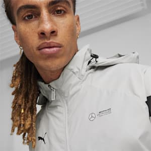 Mercedes-AMG Petronas Motorsport Men's Woven Jacket, Team Silver, extralarge-IND