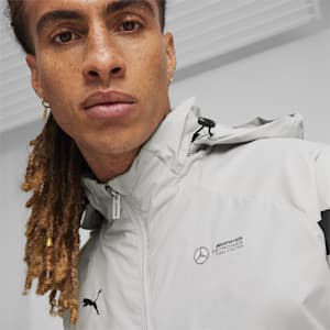 Mercedes AMG-Petronas F1® Motorsport Men's Woven Jacket, Team Silver, extralarge