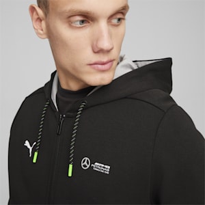 Mercedes AMG-Petronas F1® Motorsport Men's Hooded Sweat Jacket, Cheap Jmksport Jordan Outlet Black, extralarge