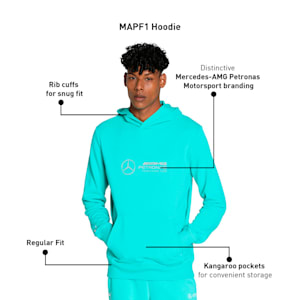 Mercedes-AMG Petronas Motorsport Men's Hoodie, Sheen Green, extralarge-IND